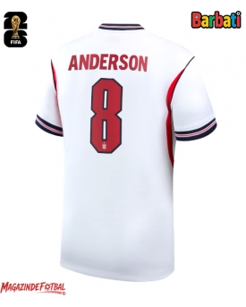 Anglia Elliot Anderson #8 Tricou Fotbal Replică Mondial 2026 Barbati Acasa Anglia Elliot Anderson #8 Tricou Fotbal Replică Mondial 2026 Barbati Acasa